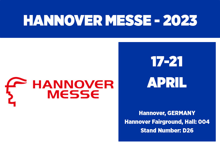 17-21 Nisan Tarihleri Arasında Hannover Messe Fuarı’ndayız